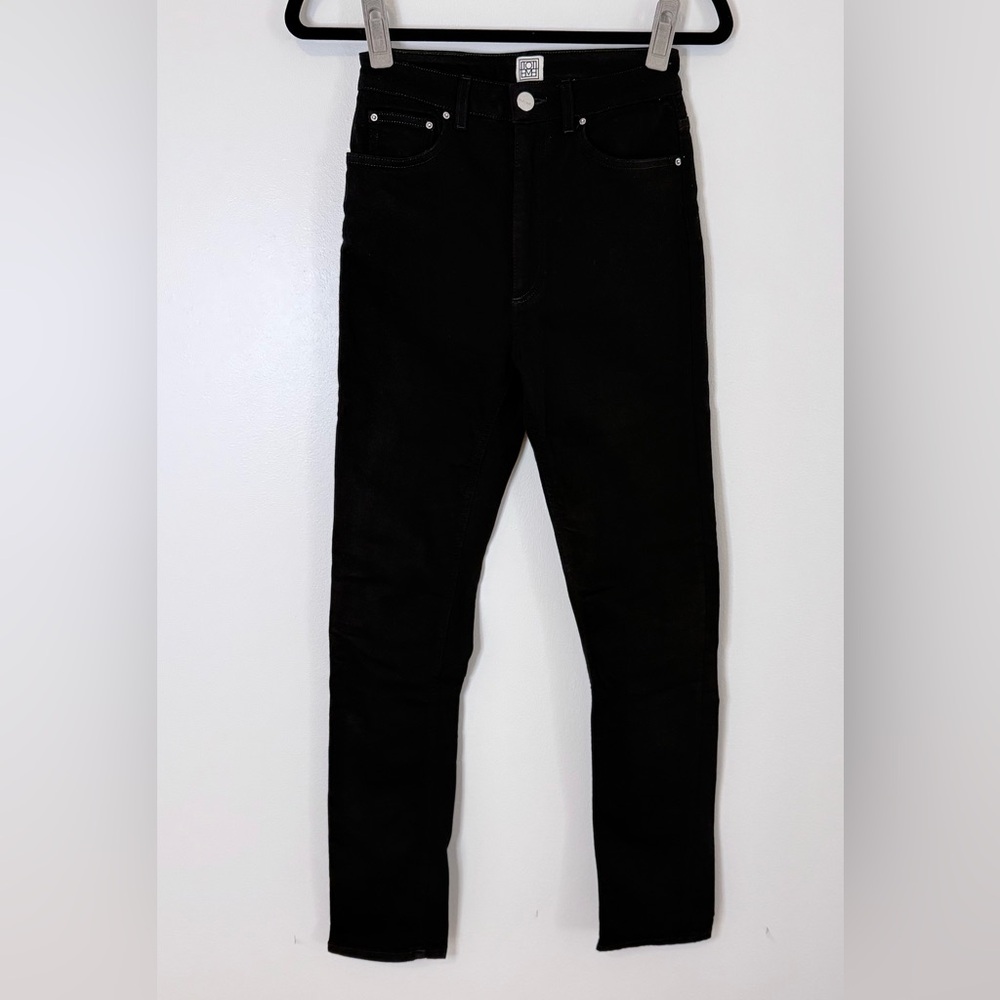 TOTEME Black Skinny Pants LUXURY Hight Waist Jean -Capsule Wardrobe- LIKE NEW!